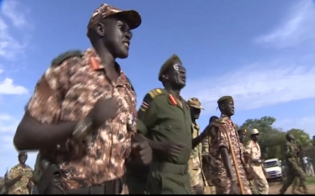 Inside a rebel commander base in South Sudan